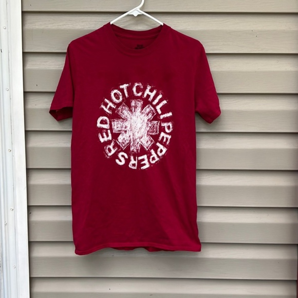 Red Hot Chili Peppers mens red&white teeshirt